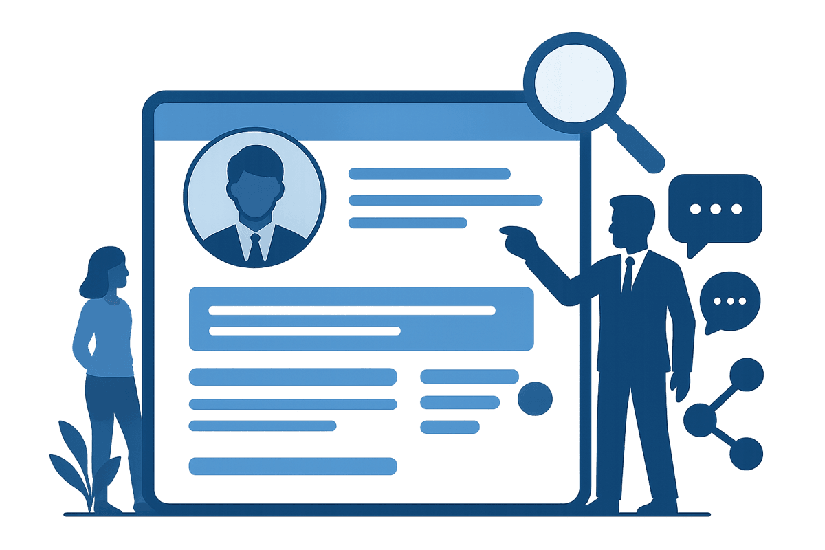 LinkedIn optimization framework for designers improving recruiter visibility